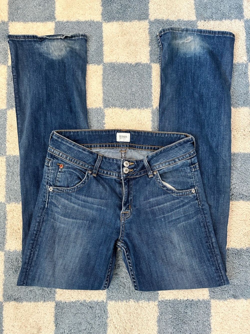 Hudson Y2K Vibe Jeans Women Boot Cut Jeans Size 29 Blue Wash